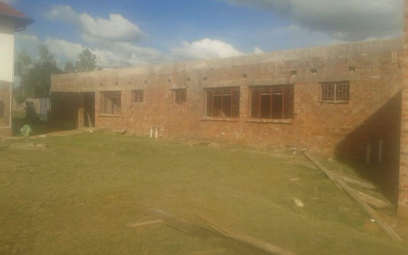 Modern Brick Construction Facade