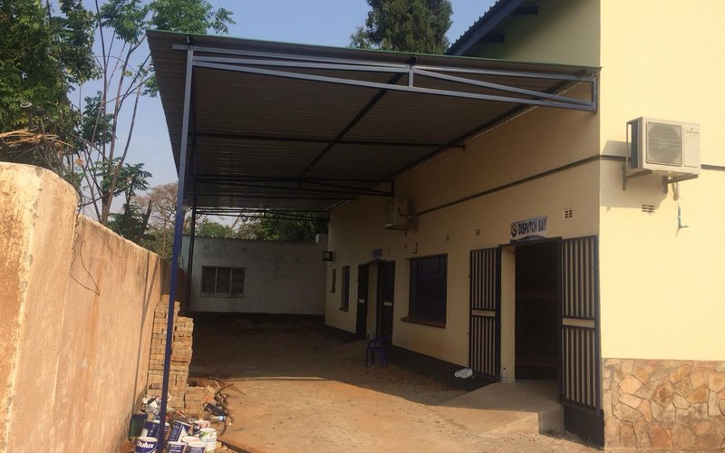 Modern Metal Canopy Structure